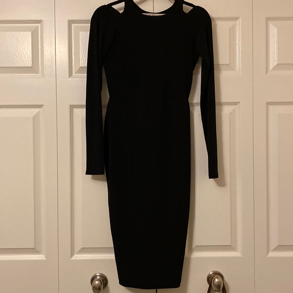 Black MIDI Rachel Roy dress